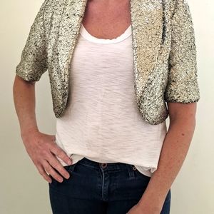 Elevenses gold size S gold short jacket